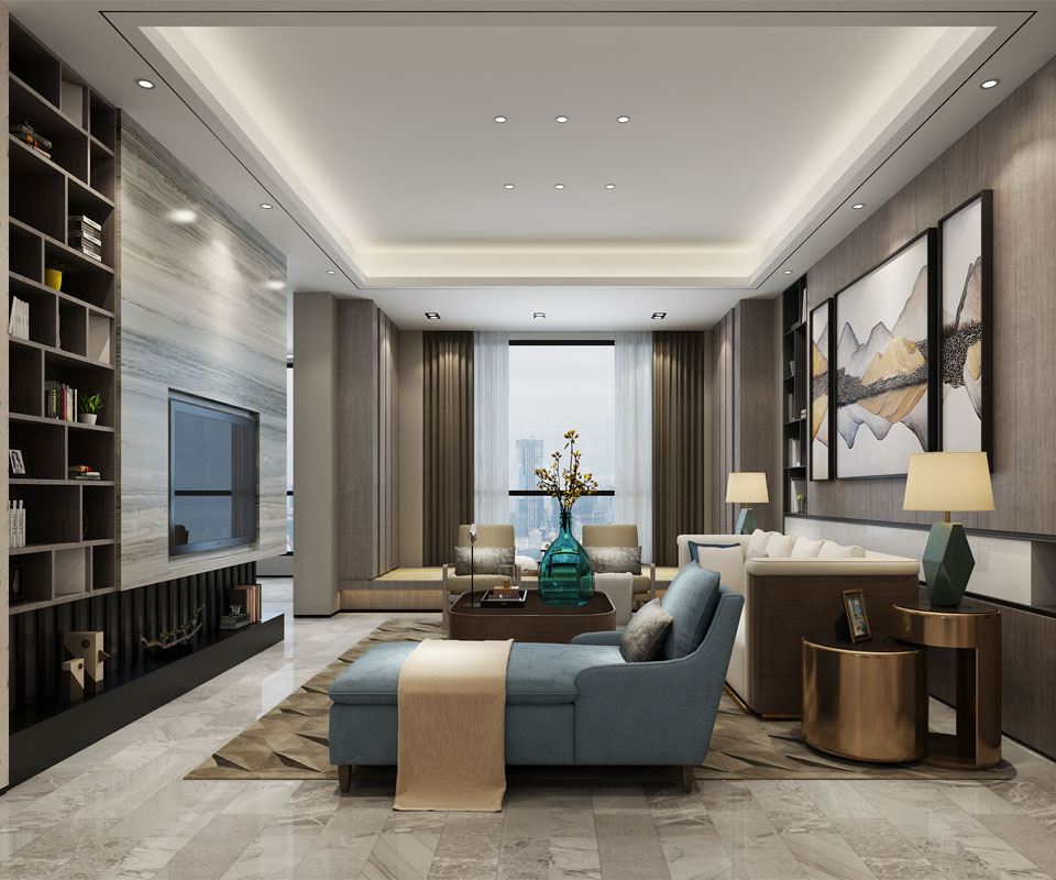 2.jpg 别墅现代时尚客厅装修效果图