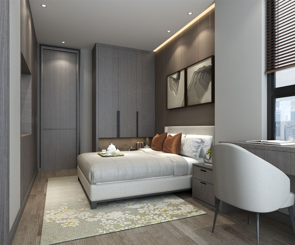4.jpg 别墅现代时尚卧室1装修效果图