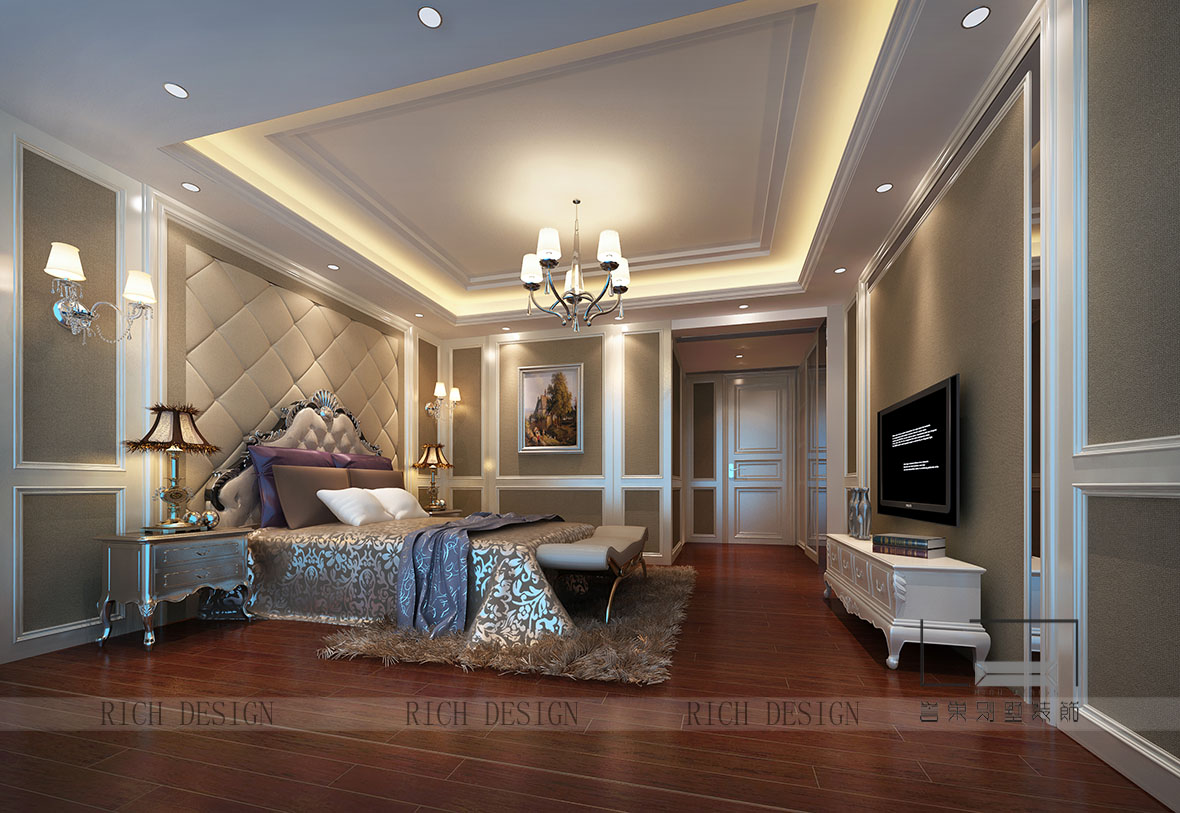 欧式别墅设计风格，给业主一个舒适大方的精装居室