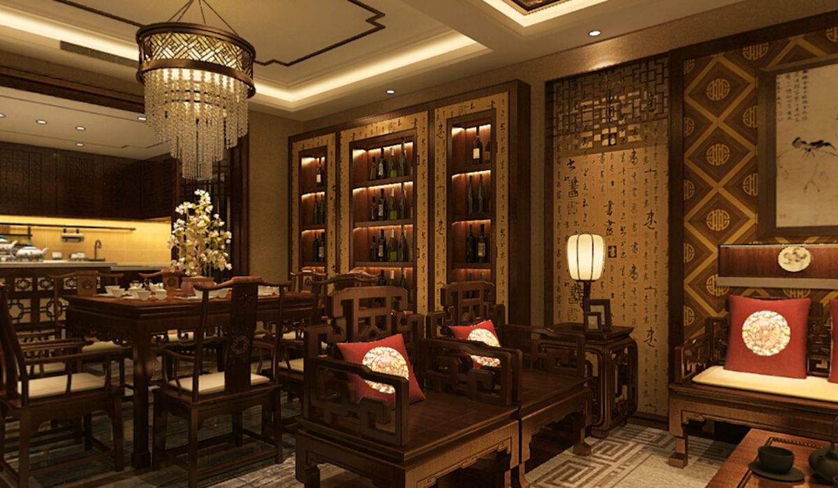中式餐厅2装修效果图