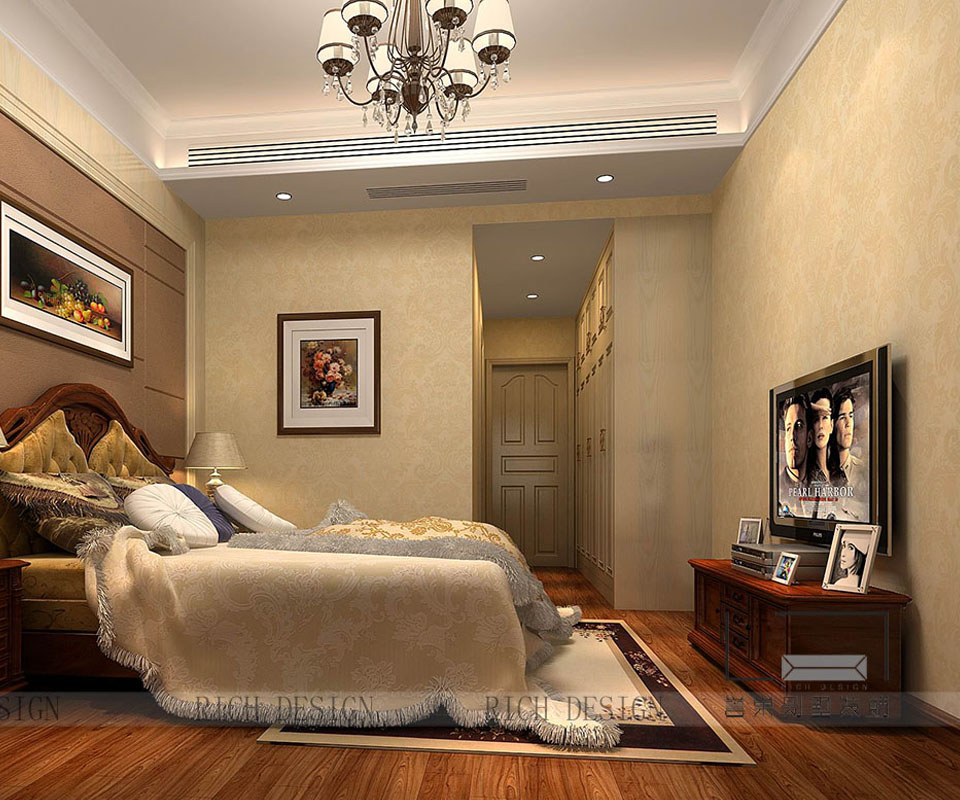 卧室地板装饰效果图