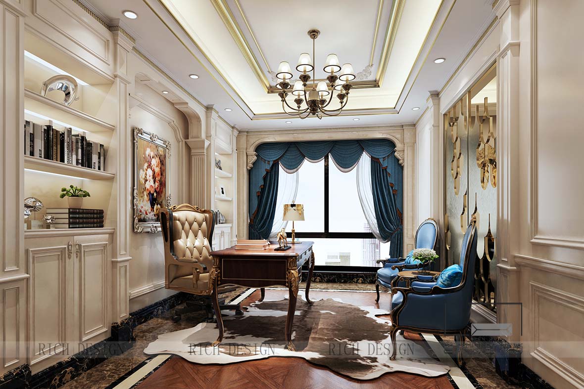 6362640309431027904924630.jpg 别墅办公室软装设计效果图
