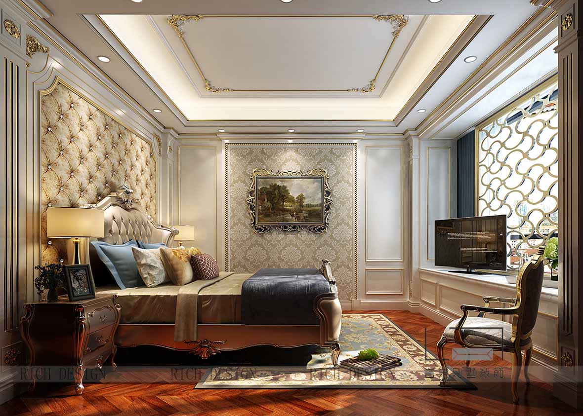 6362640309362280985768913.jpg 别墅卧室软装设计效果图