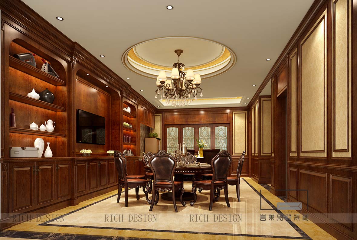 九号公馆美式古典餐厅装饰欣赏图