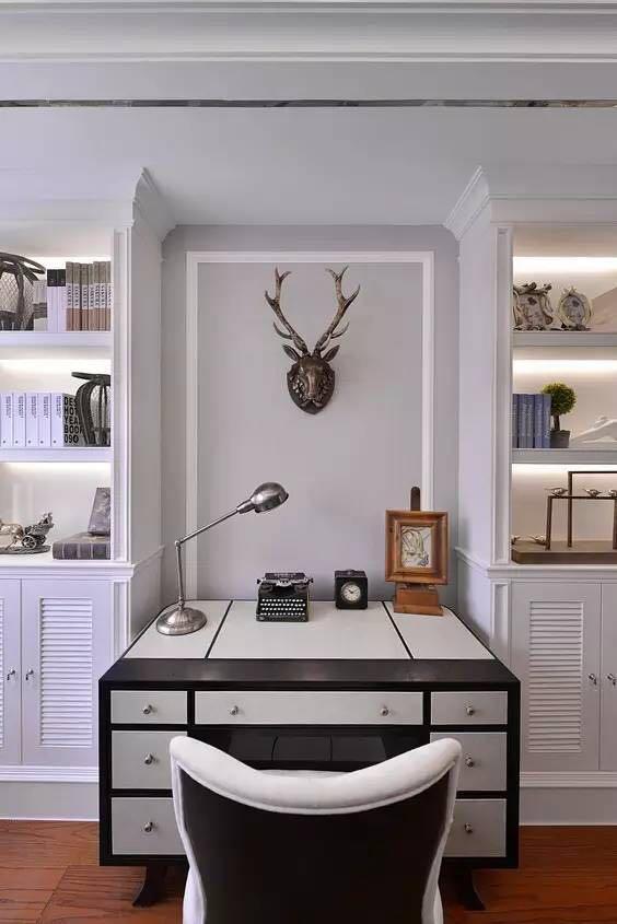 榻榻米配书房1装修效果图