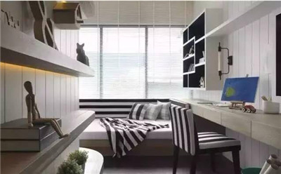 榻榻米配书房3装修效果图