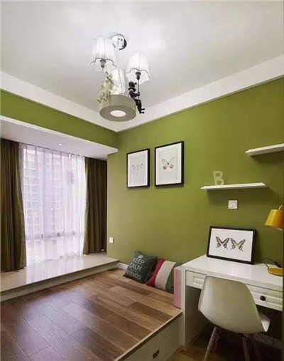 榻榻米配书房4装修效果图