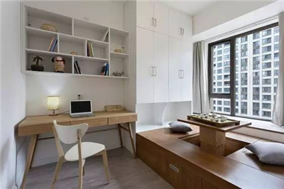 榻榻米配书房9装修效果图