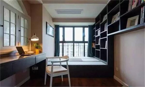 榻榻米配书房19装修效果图