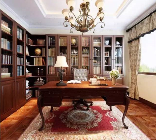 美式风格书房 美式风格书房