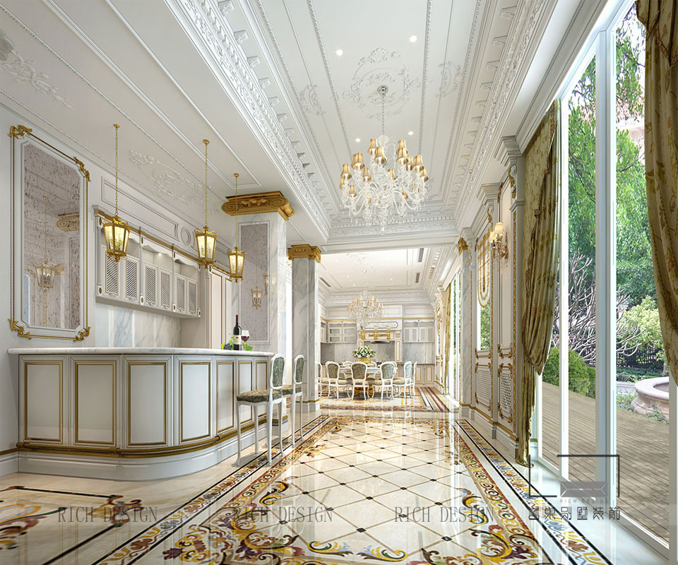 别墅欧式餐厅装饰风格