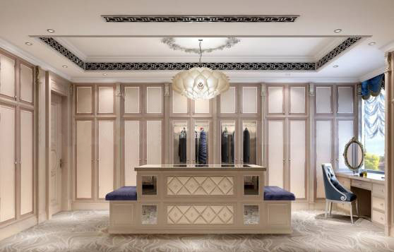 别墅装饰效果图衣帽间