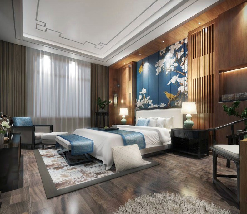 别墅装饰之现代卧室设计风格