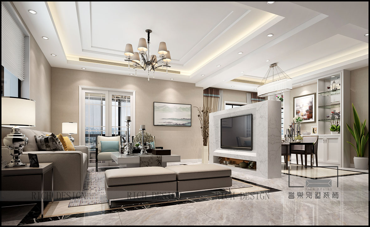 现代风格的别墅装修效果图 现代风格的别墅装修效果图