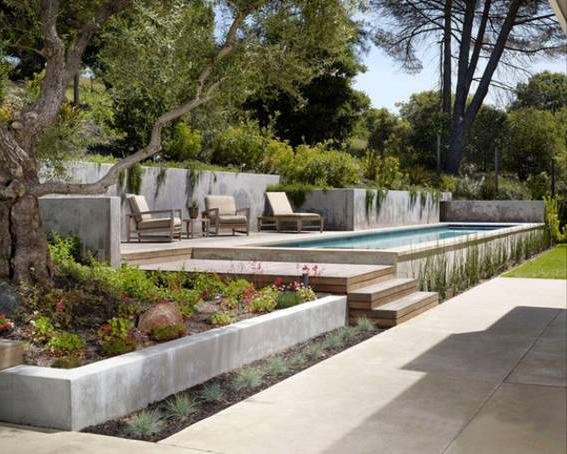 别墅装修设计庭院实景图3