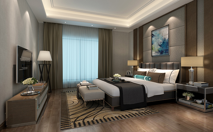 现代卧室装修设计效果图