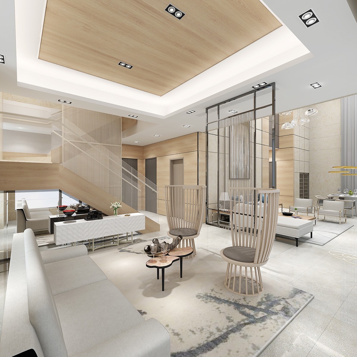 现代客厅装饰设计效果图