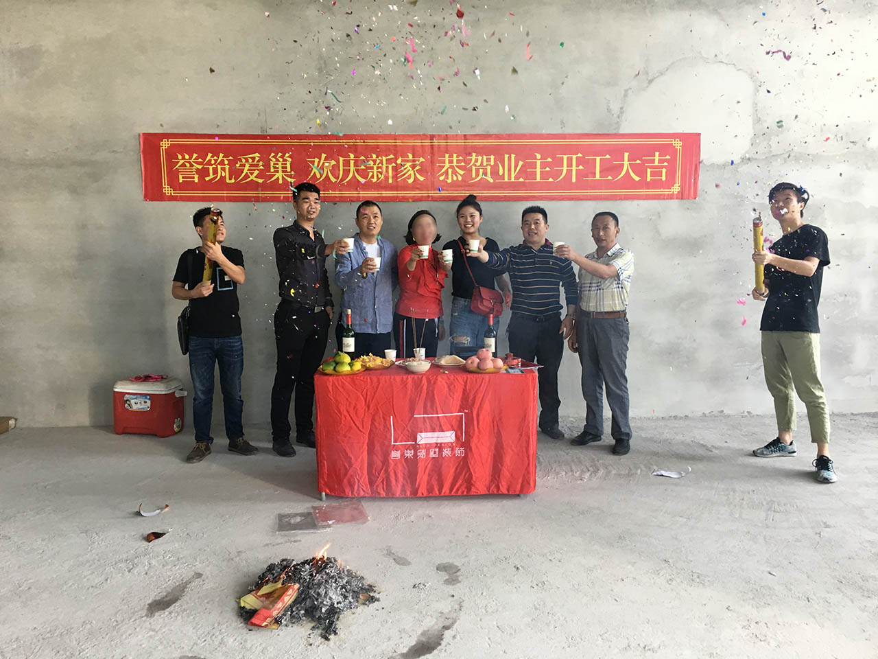 拾乐府别墅装修舒姐项目开工现场 拾乐府别墅装修舒姐项目开工现场