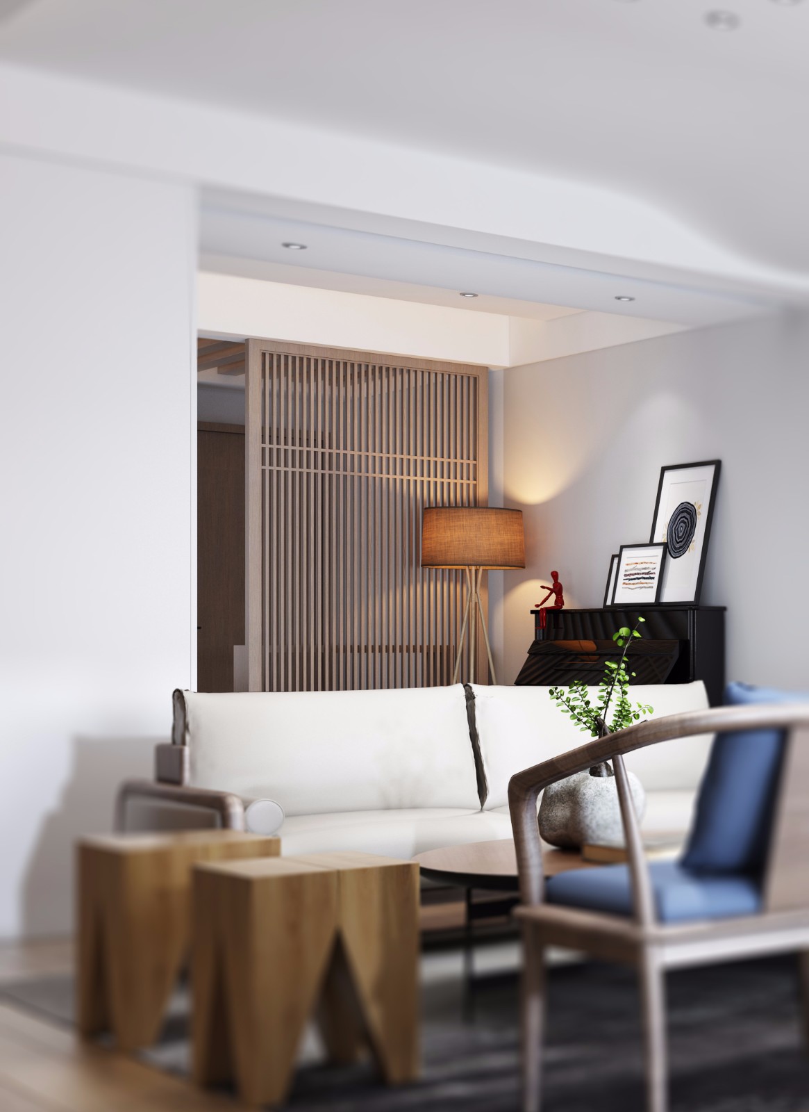 广州合汇广场-中式别墅装饰设计效果图