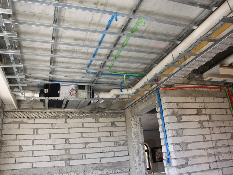 香山美墅装修设计—现场施工吊顶工艺 香山美墅装修设计—现场施工吊顶工艺