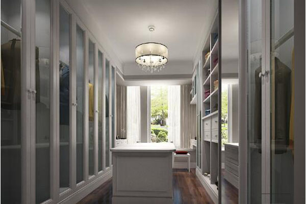 现代衣间室装饰效果图