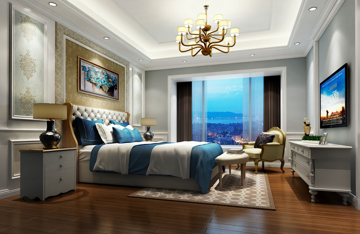现代卧室装饰效果图