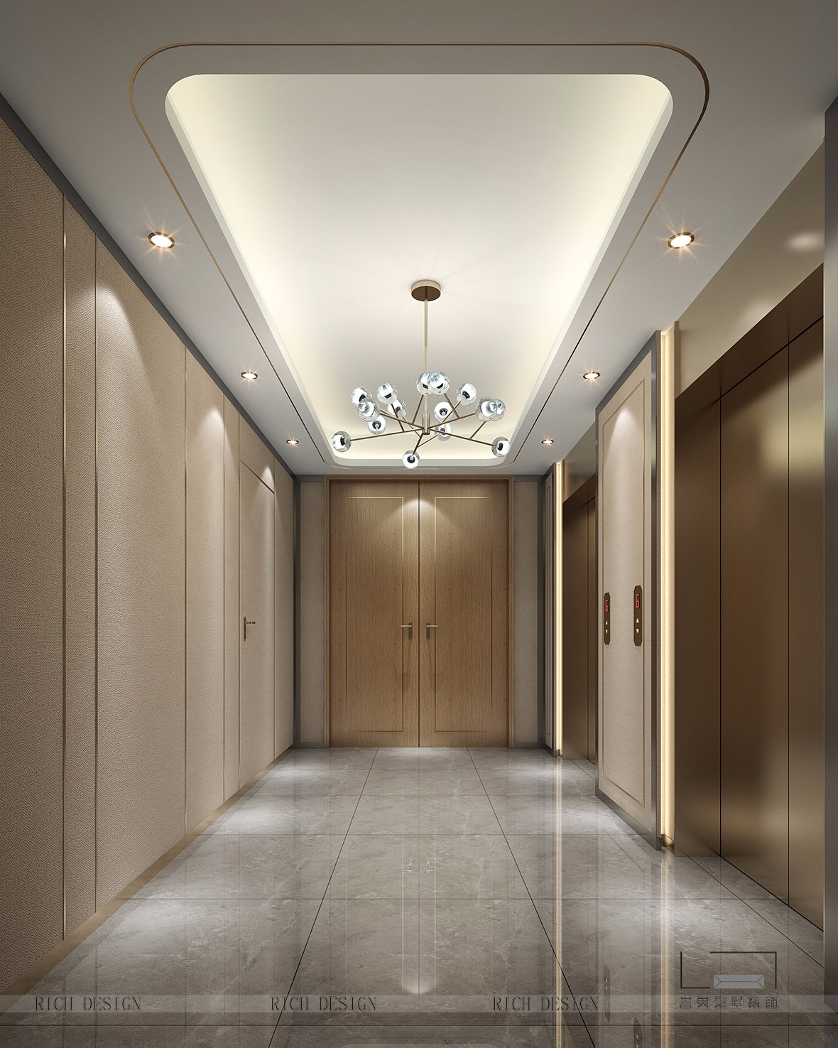 誉巢装饰 任丘中央公园 别墅装饰 别墅施工工艺