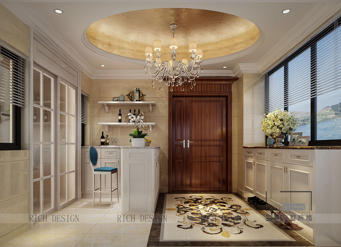 欧式别墅玄关装修效果图