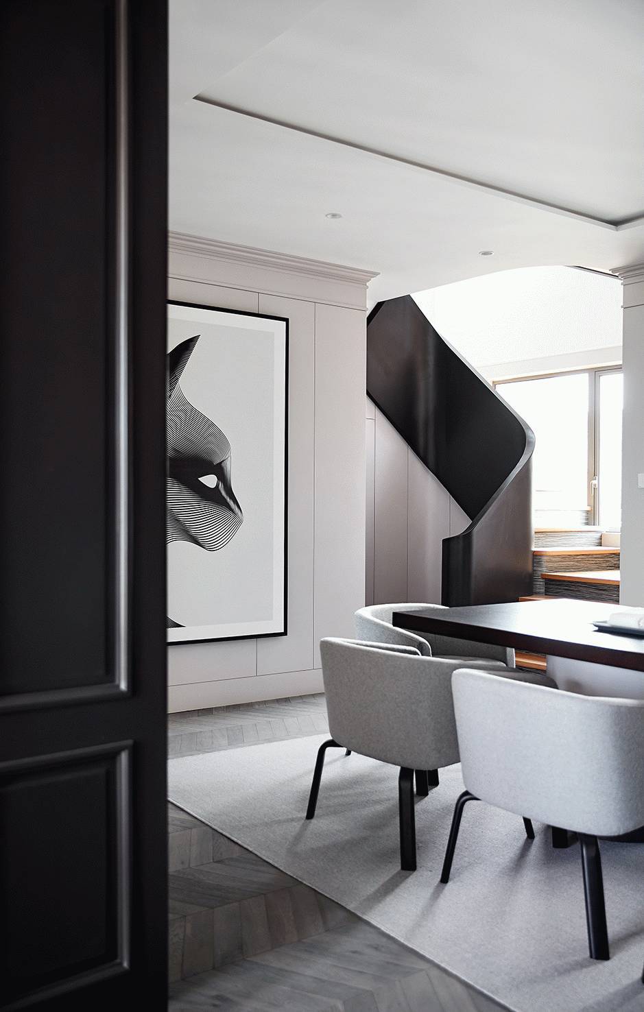 高级灰别墅设计，轻奢时尚的优雅生活