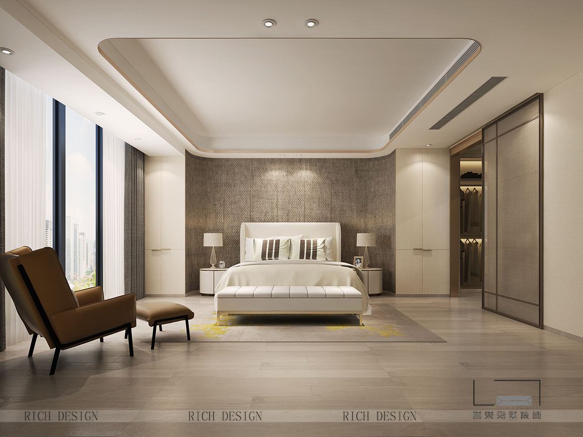 欧式主卧装饰效果图