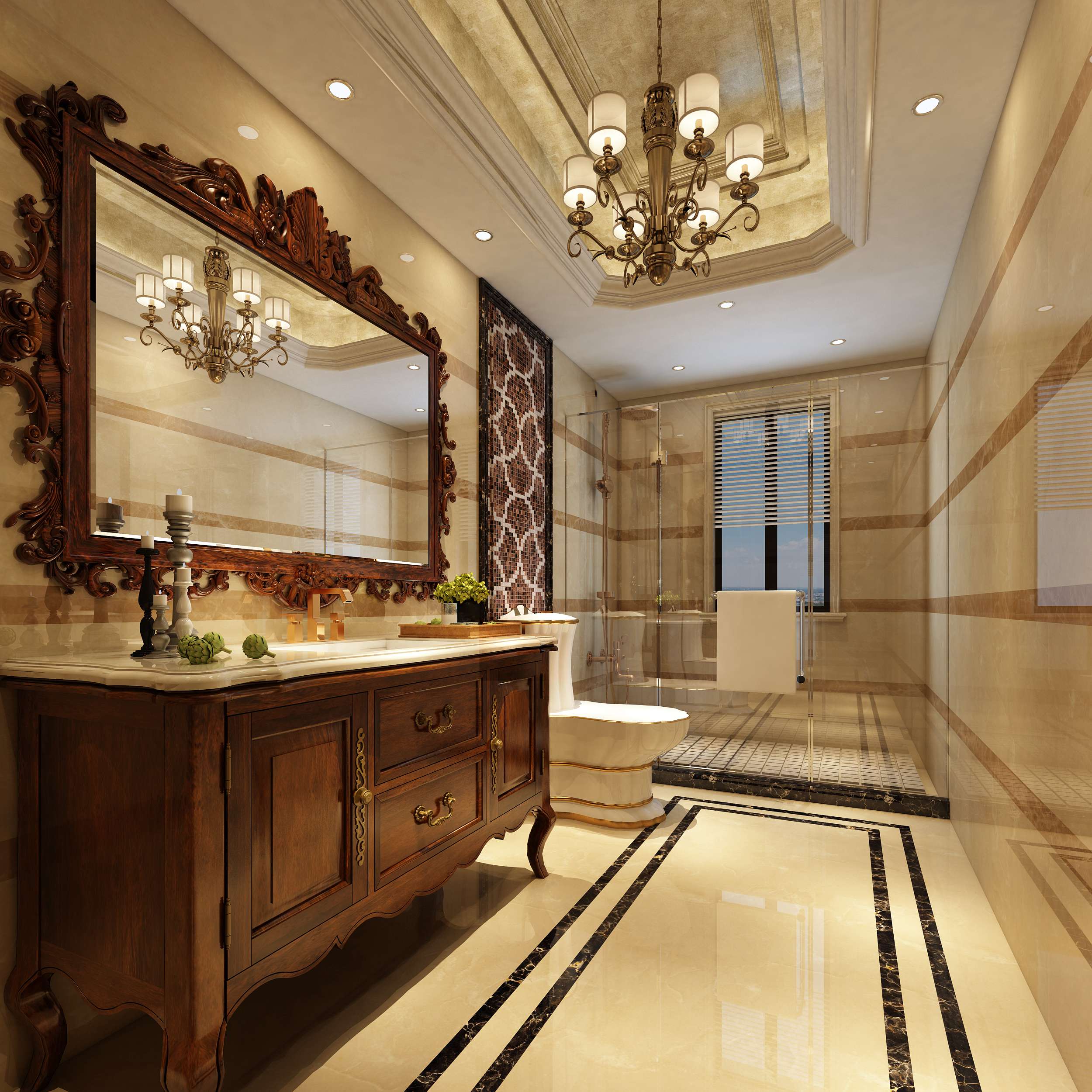 卫生间装修效果图 卫生间装修效果图