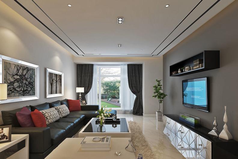 现代客厅装修效果图