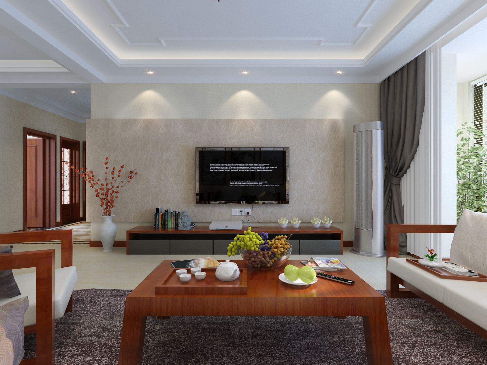 现代客厅装修效果图