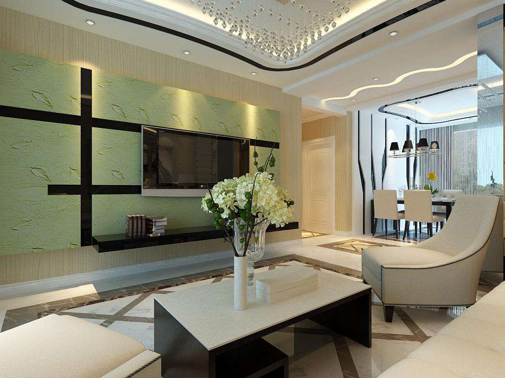 现代客厅装修效果图