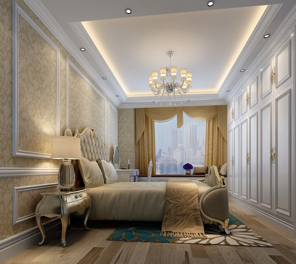 欧式别墅卧室装修风格效果图 欧式卧室装修风格效果图