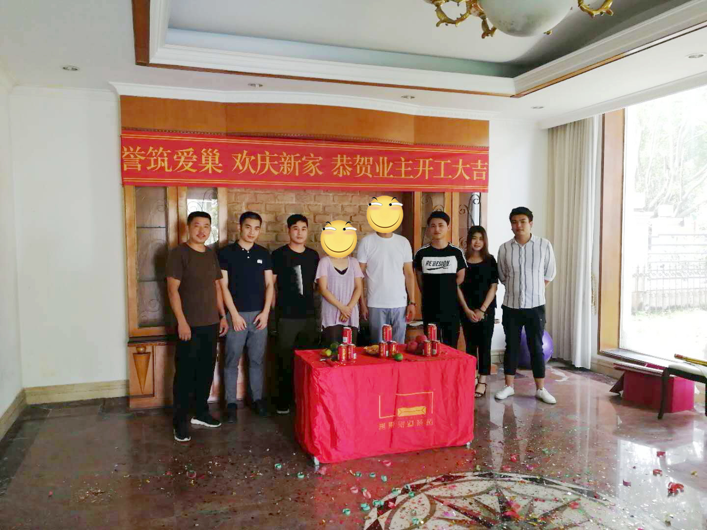碧桂园吴总与誉巢人员现场合照
