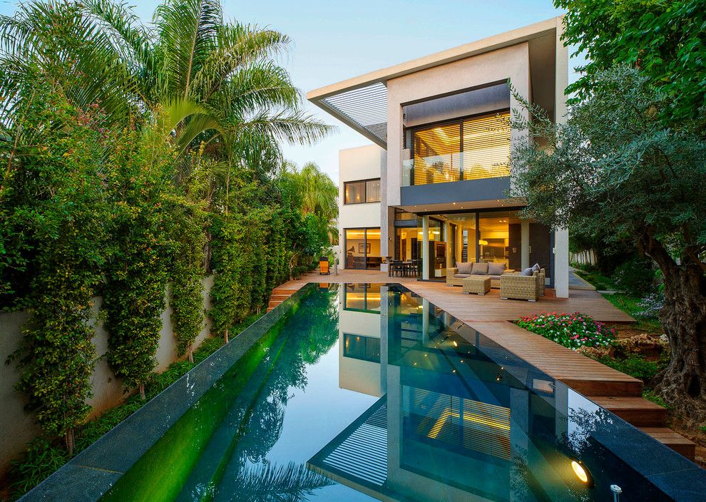 别墅庭院装修风水之水中装饰