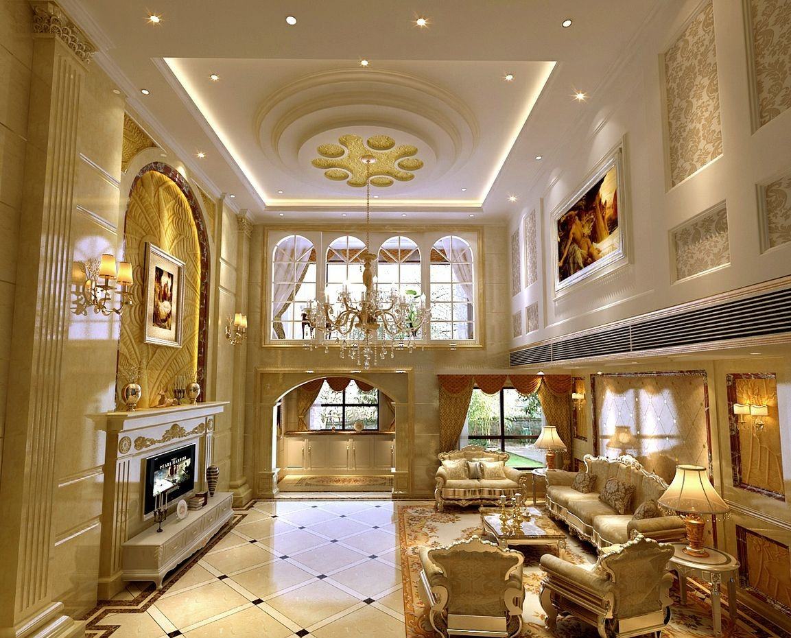 美式别墅客厅装修