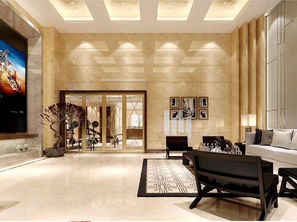 美式别墅客厅装修