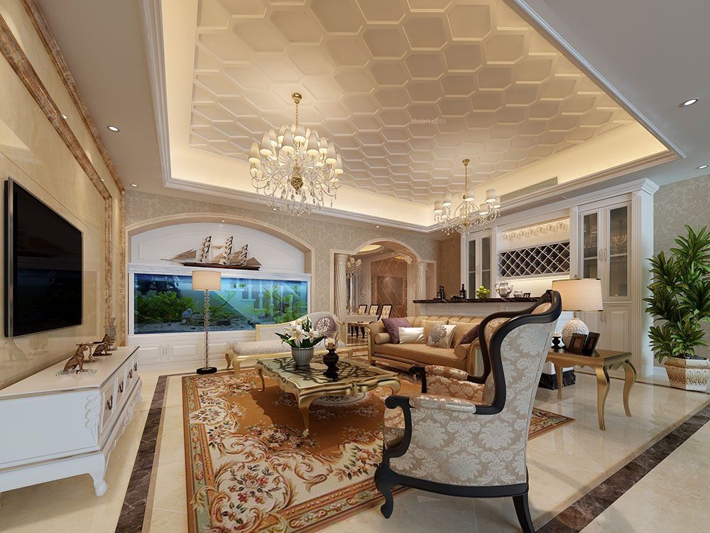 美式别墅装修效果图