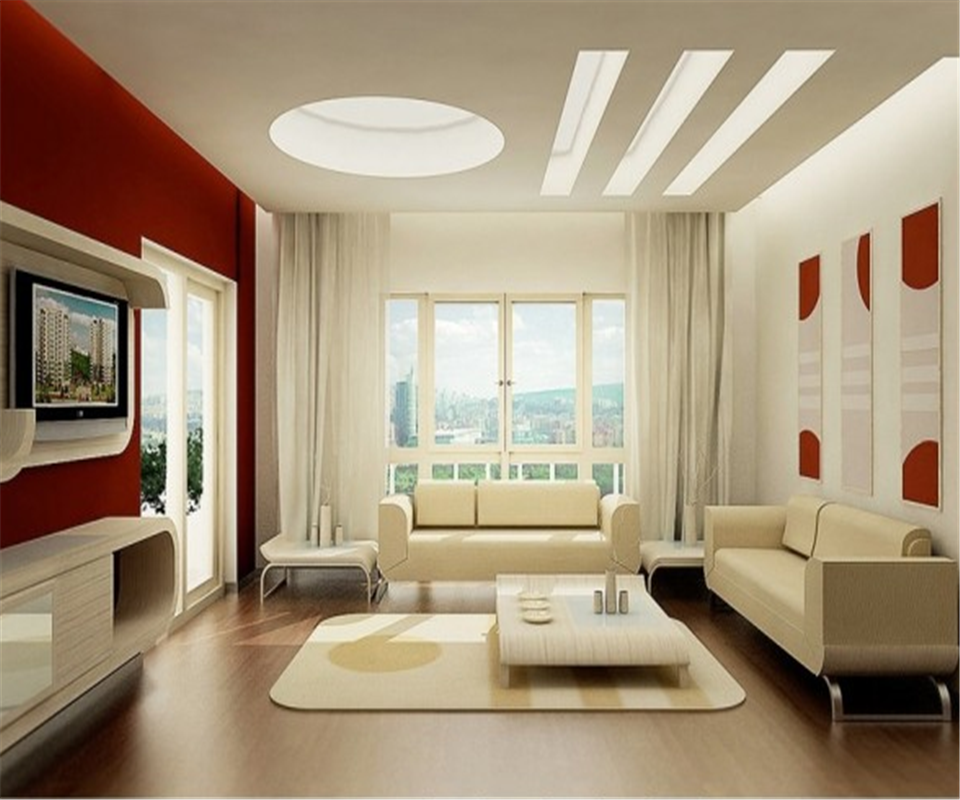 客厅地板装修效果图