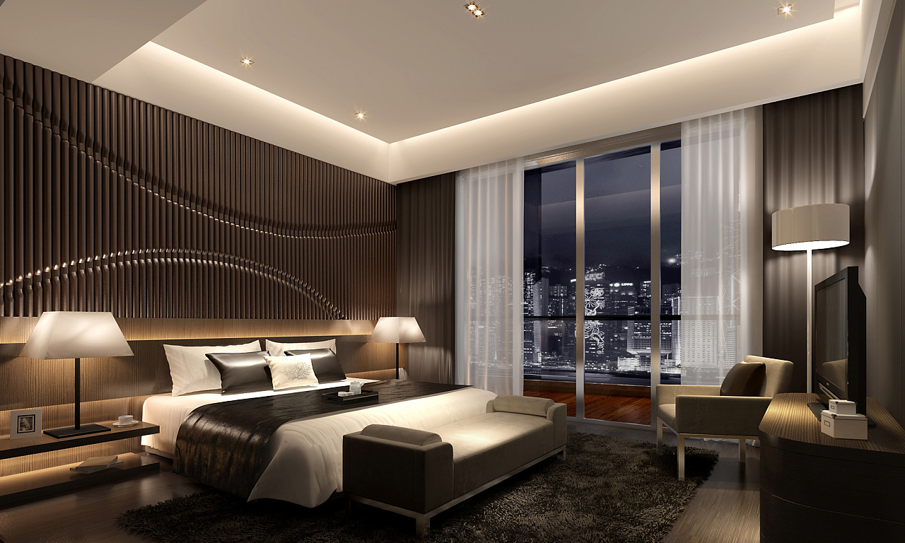 别墅卧室装修效果图