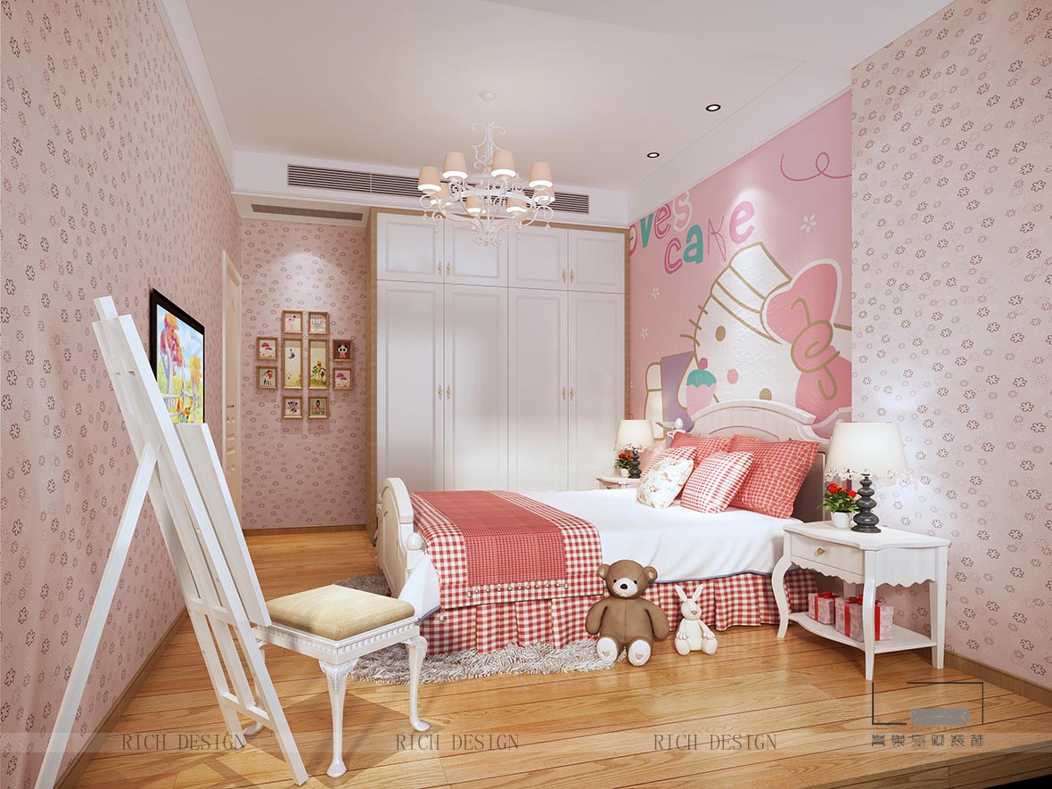 欧式儿童房装饰效果图
