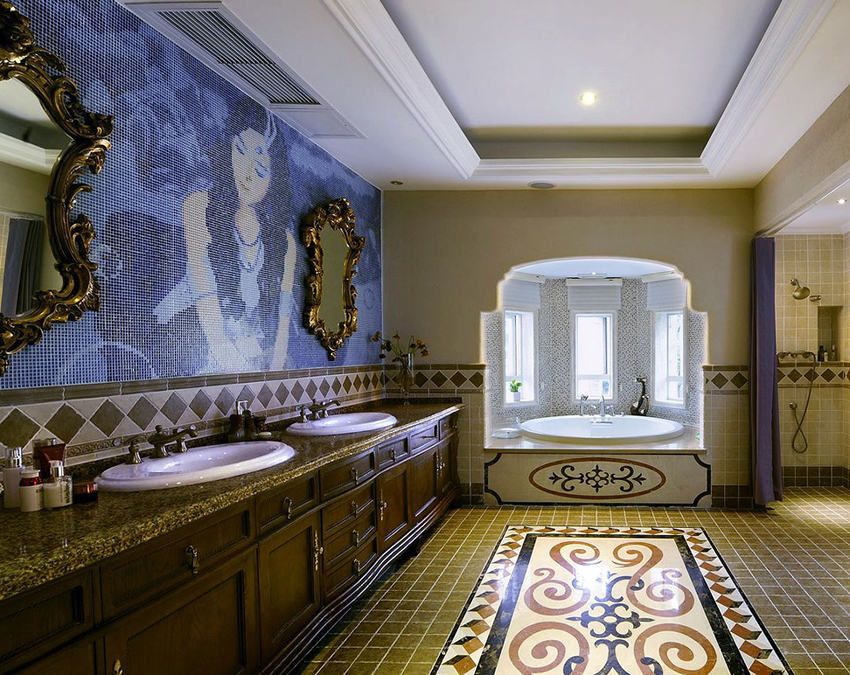 洗手间装饰效果图 洗手间装饰效果图