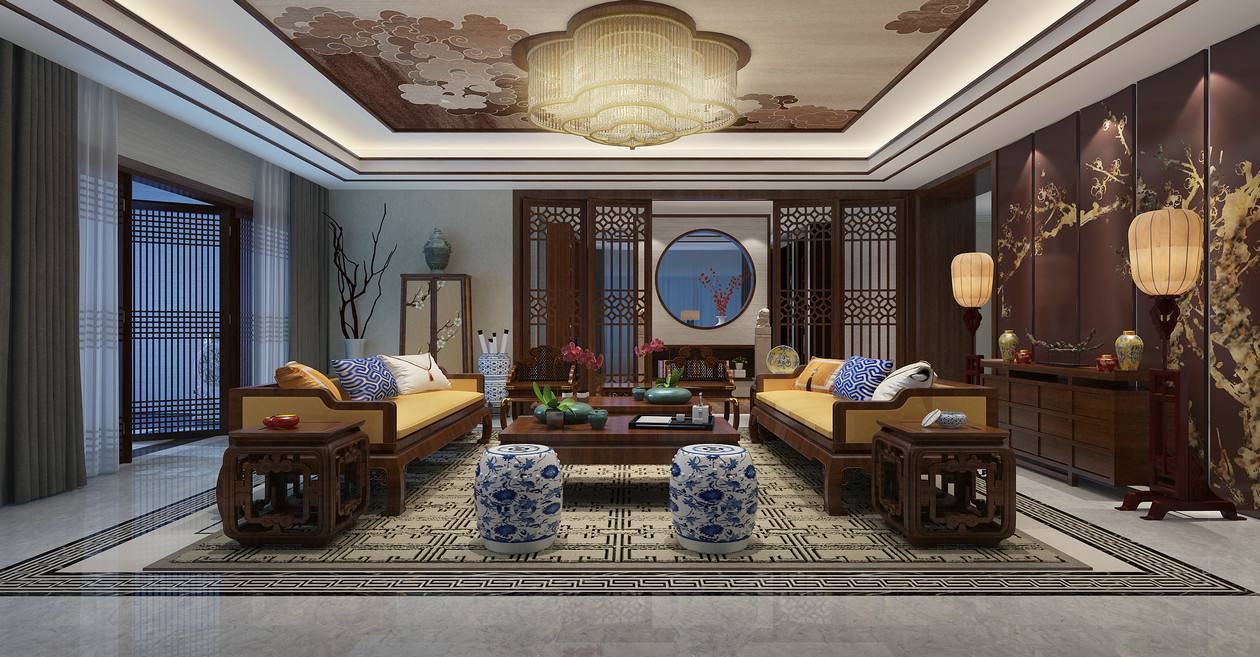 新中式装修效果图