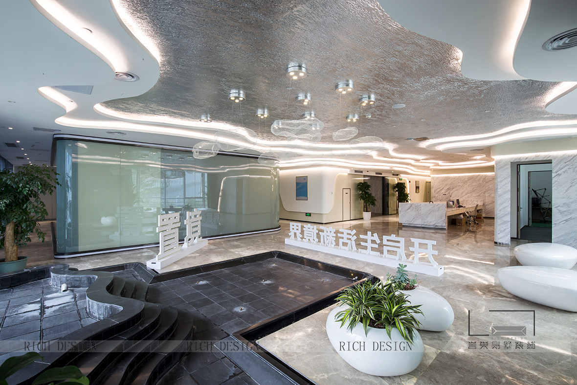 星河world1400坪现代风格装修效果图